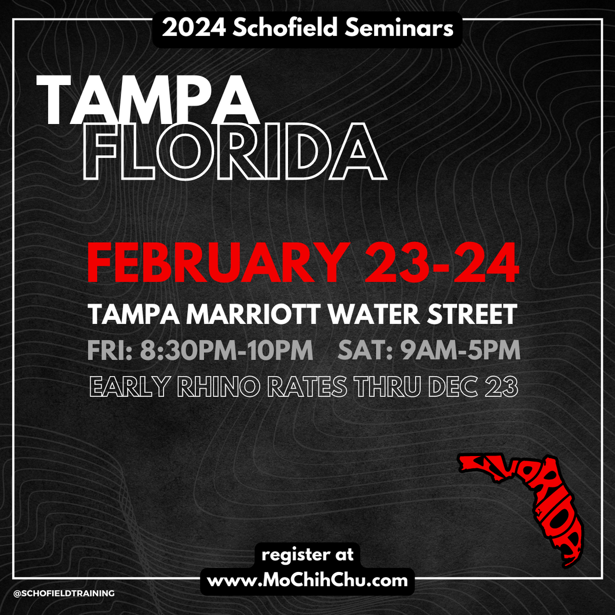 Tampa, Florida February 2324, 2024 Schofield Chiropractic Training
