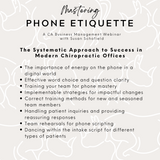 CA Webinar: Mastering Phone Etiquette