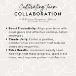 CA Webinar: Cultivating Team Collaboration